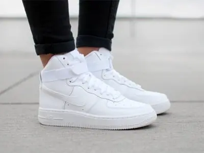 Giày Nike Air Force 1 High GS 'White' 653998-100 - Ảnh 5