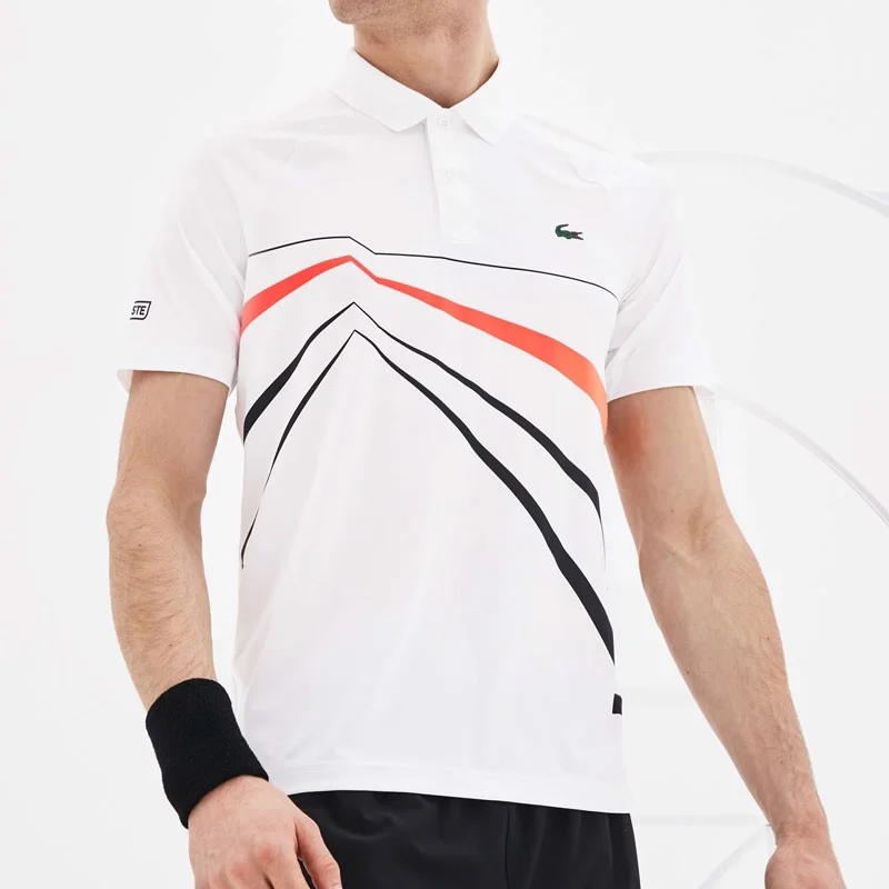 Áo Lacoste Polo Novak DjoDjokovic Stretch DH3382-51-9UZ - Ảnh 3