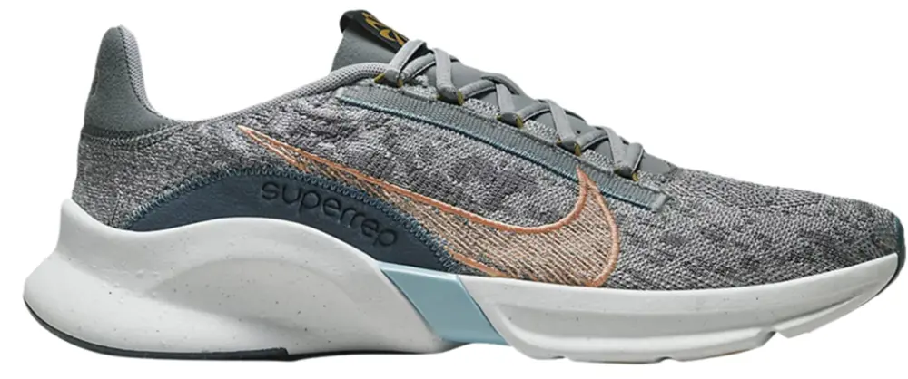 Giày Nike SuperRep Go 3 Flyknit 'Wolf Grey Arctic Orange' DH3394-004