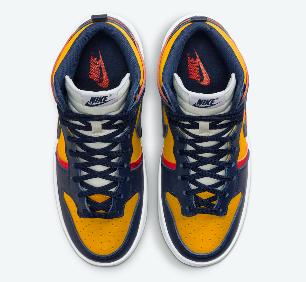 Giày Nike Wmns Dunk High Up Rebel 'Michigan' DH3718-701 - Ảnh 3
