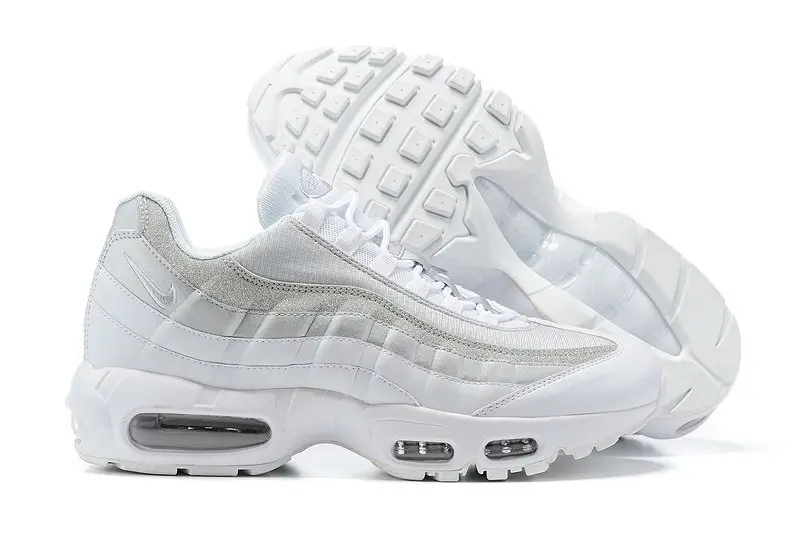 Alternative view of Giày Nike Air Max 95 Wmns 'White Metallic Silver' DH3857-100