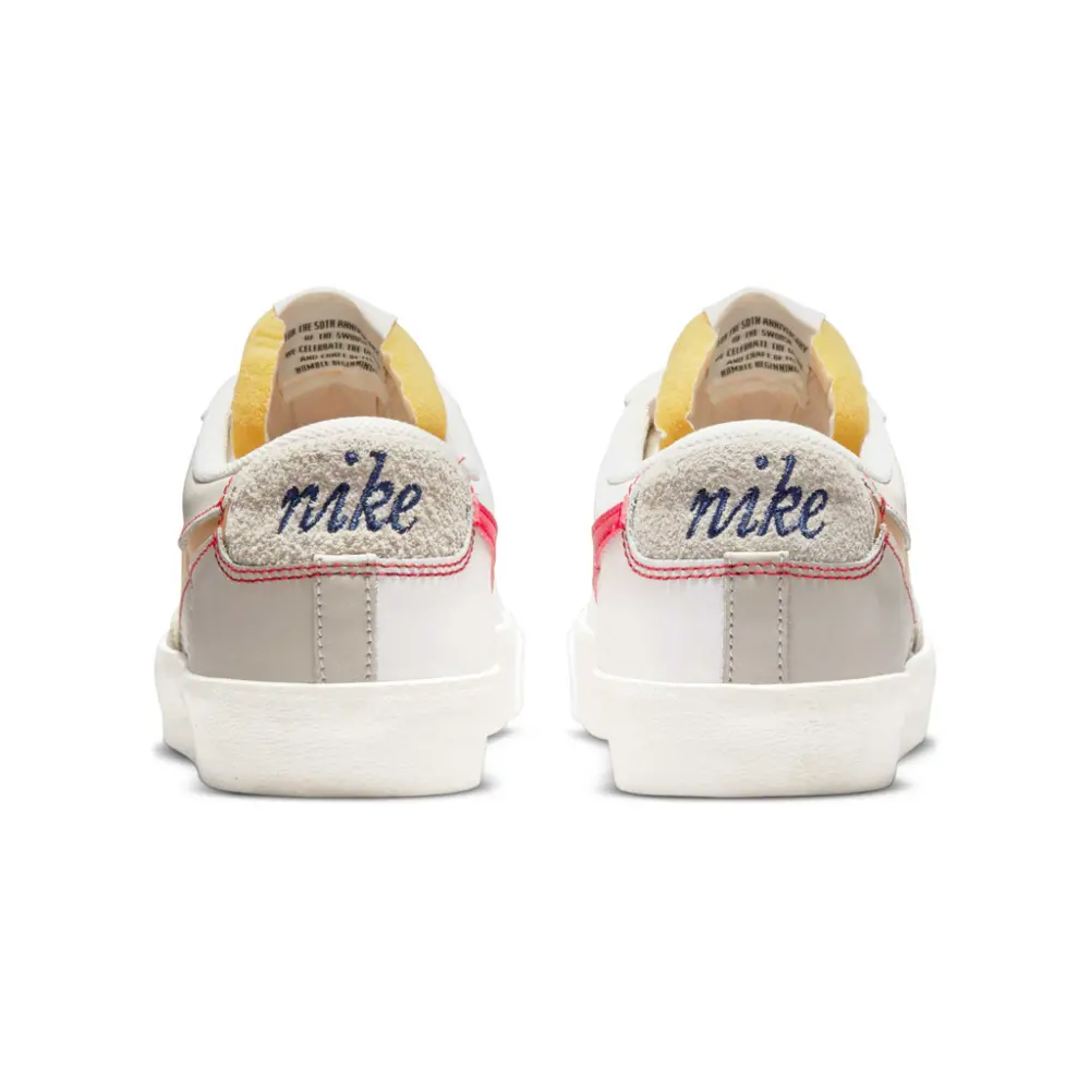 Giày Nike Blazer Low '77 Grey White Removable Swoosh DH4370-002 - Ảnh 4