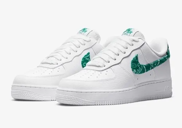 Giày Nike Wmns Air Force 1 '07 Essentials 'Green Paisley' DH4406-102 - Ảnh 3