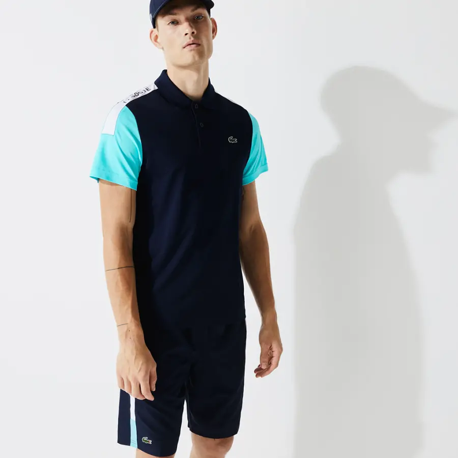 Alternative view of Áo Lacoste Polo SPORT Breathable Pique Turquoise DH4864-51-2YE