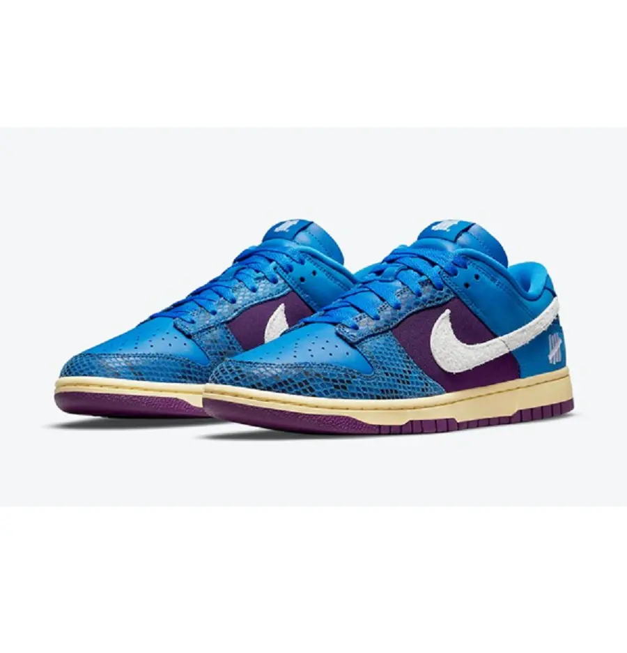 Giày Nike Dunk Low Undefeated 5 On It Dunk Vs AF1 'Blue' DH6508-400 - Ảnh 3