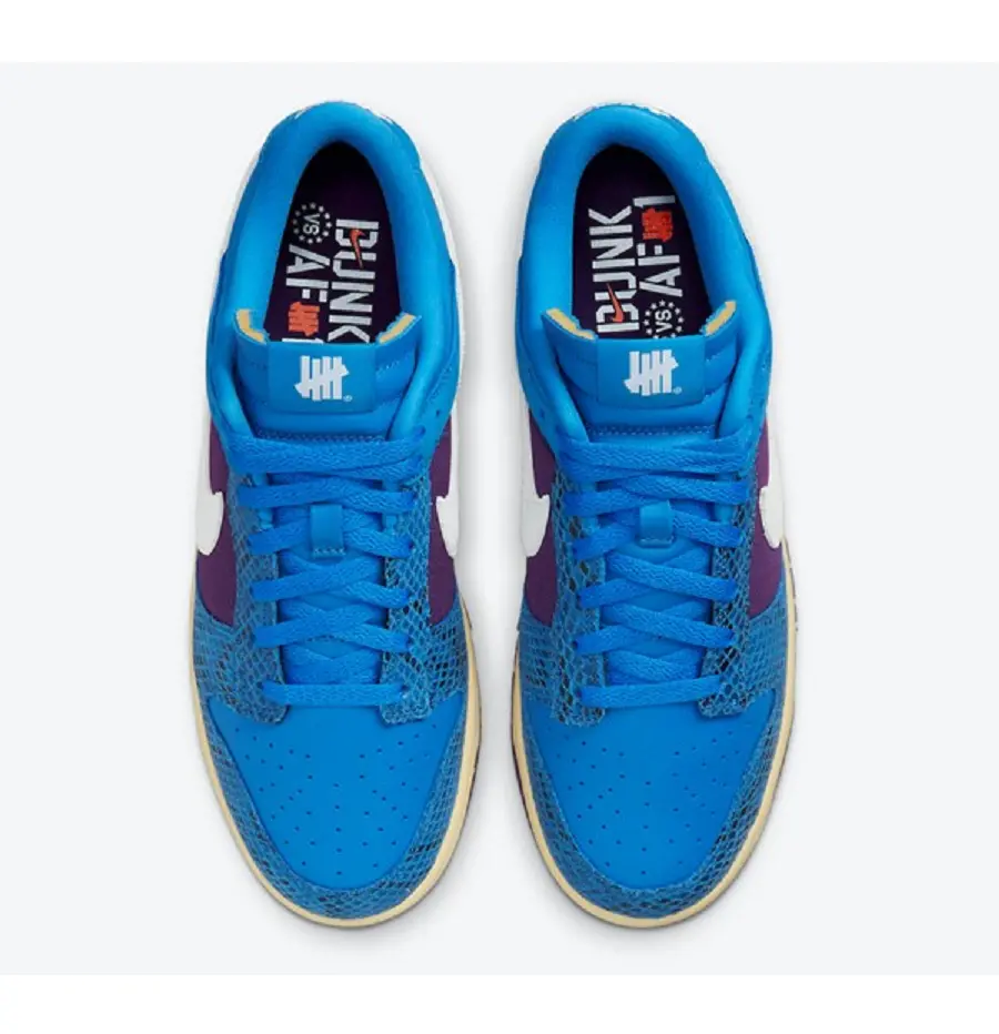 Giày Nike Dunk Low Undefeated 5 On It Dunk Vs AF1 'Blue' DH6508-400 - Ảnh 4