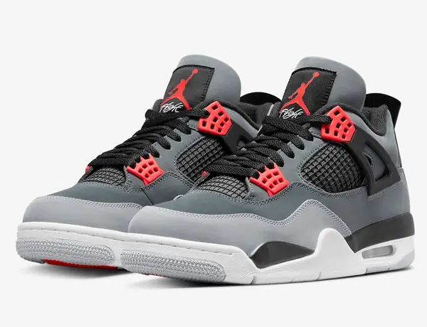 Giày Nike Air Jordan 4 Retro Infrared 'Dark Grey' DH6927-061 - Ảnh 5