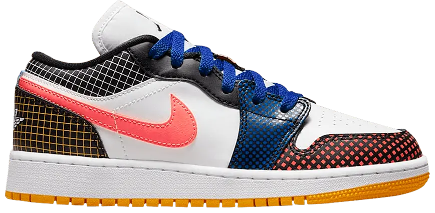 Giày Nike Air Jordan 1 Low MMD BG 'Multi Grid' DH7547-100