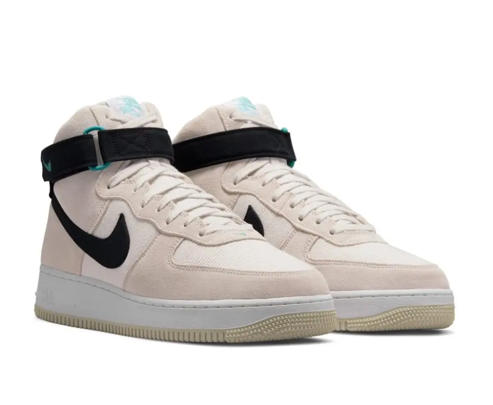 Giày Nike Air Force 1 High 'Cream Black' DH7566-100 - Ảnh 6