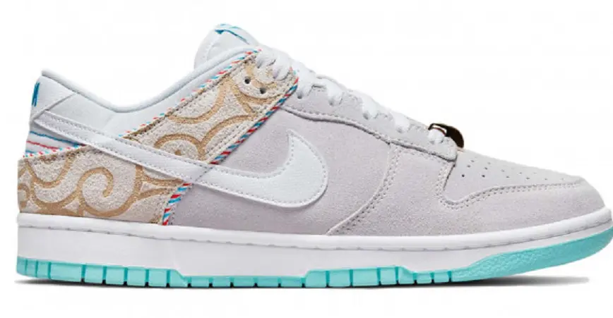 Giày Nike Dunk Low Barber Shop Grey DH7614-500