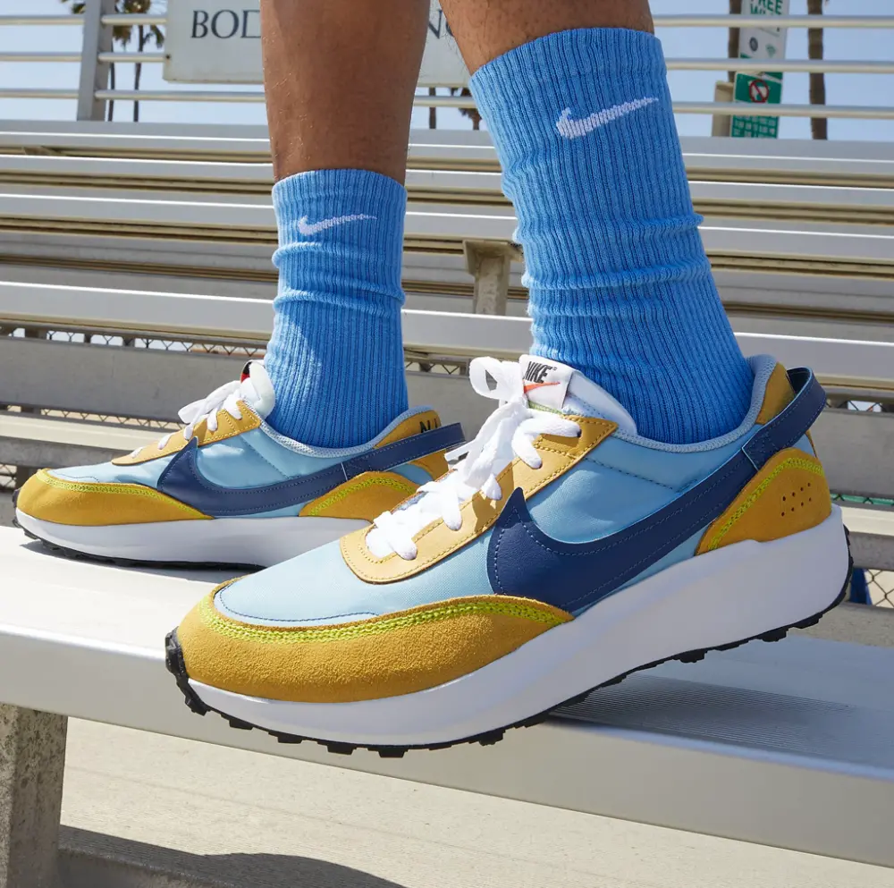 Giày Nike Waffle Debut 'Border Blue' DH9522-400 - Ảnh 5