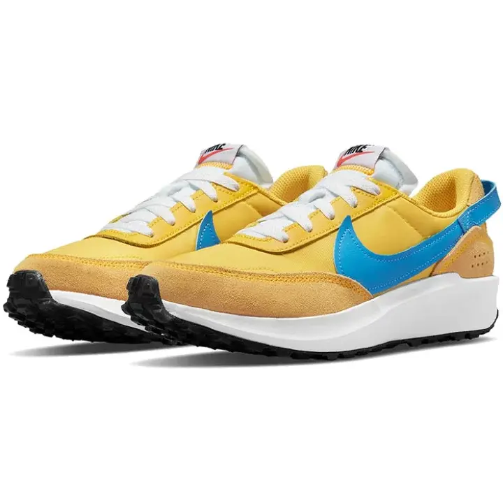 Giày Nike Waffle Debut 'Vivid Sulfur Light Photo Blue' DH9522-700 - Ảnh 4