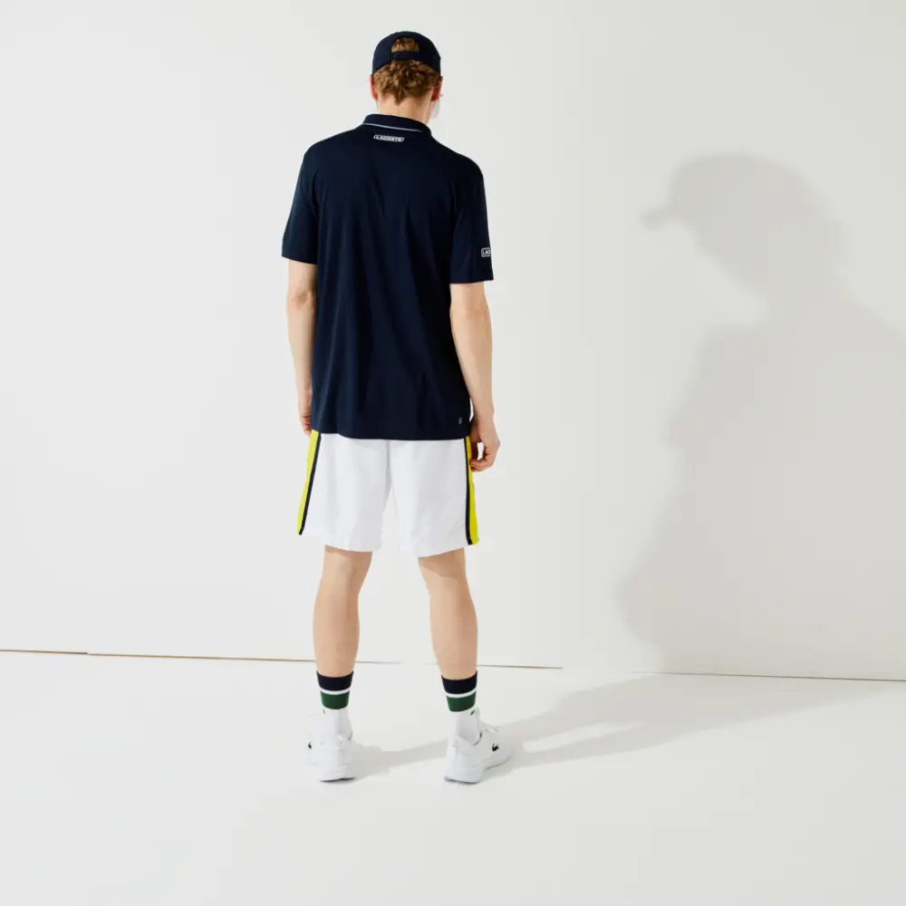 Áo Lacoste Breathable Resistant Tennis Polo Shirt DH9658-525 - Ảnh 3
