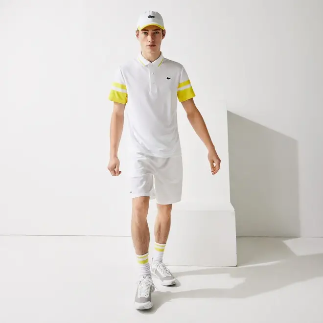 Alternative view of Áo Lacoste Striped Sleeves Breathable Polo Shirt DH9681-W22