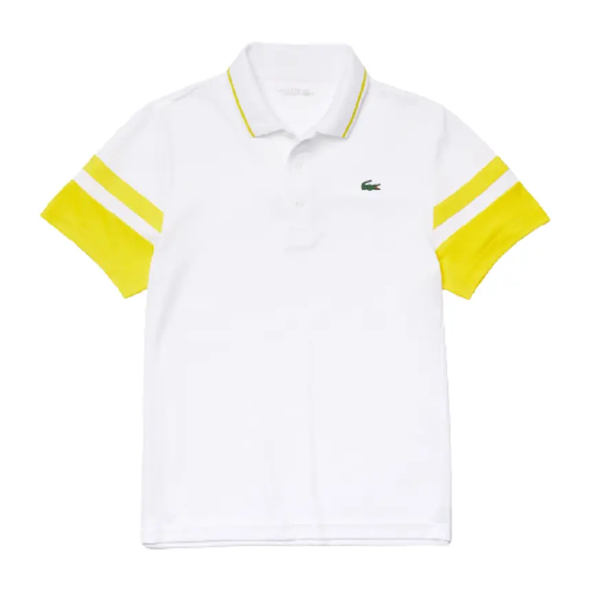 Áo Lacoste Striped Sleeves Breathable Polo Shirt DH9681-W22