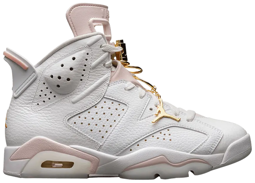 Giày Nike Air Jordan 6 Retro 'Gold Hoops' DH9696-100