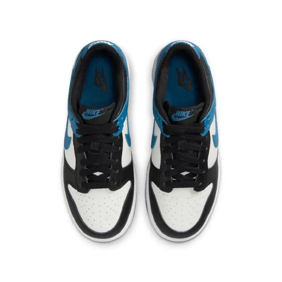Giày Nike Dunk Low 'White Blue Black' DH9765-104 - Ảnh 7