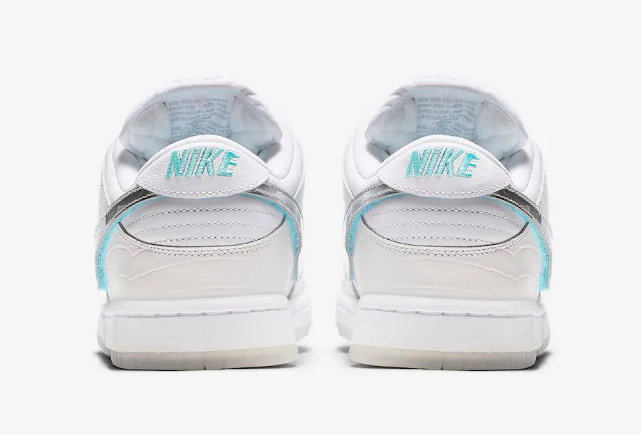 Giày Nike SB Dunk Low 'Diamond Supply Co White Diamond' BV1310-100 - Ảnh 5