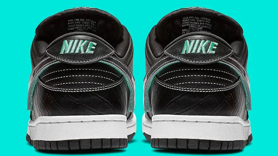 Giày Nike Diamond Supply Co. x Dunk Low Pro SB 'Black Diamond' BV1310-001 - Ảnh 4