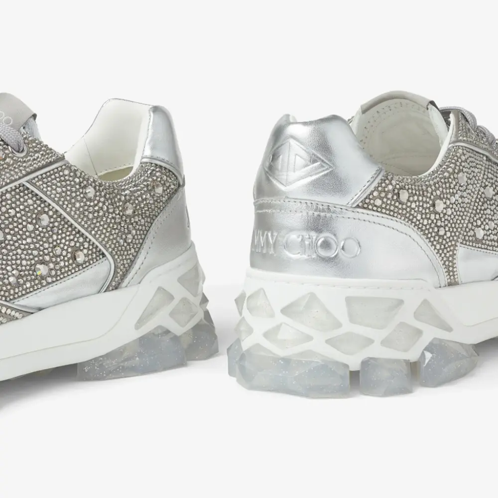 Giày Jimmy Choo Diamond X Strap 'Crystal' DIAMONDXSTRAPMWQXAA0887 - Ảnh 4