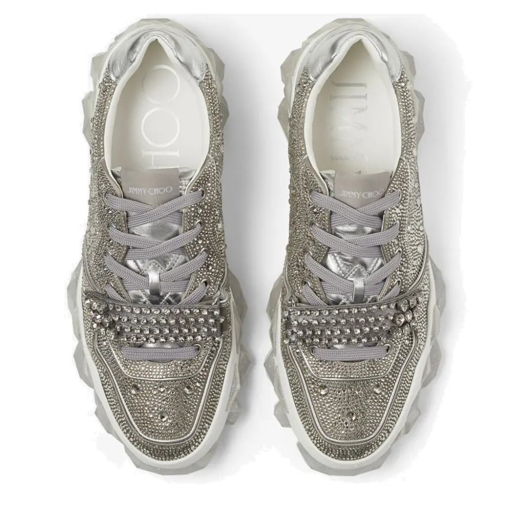 Giày Jimmy Choo Diamond X Strap 'Crystal' DIAMONDXSTRAPMWQXAA0887 - Ảnh 7