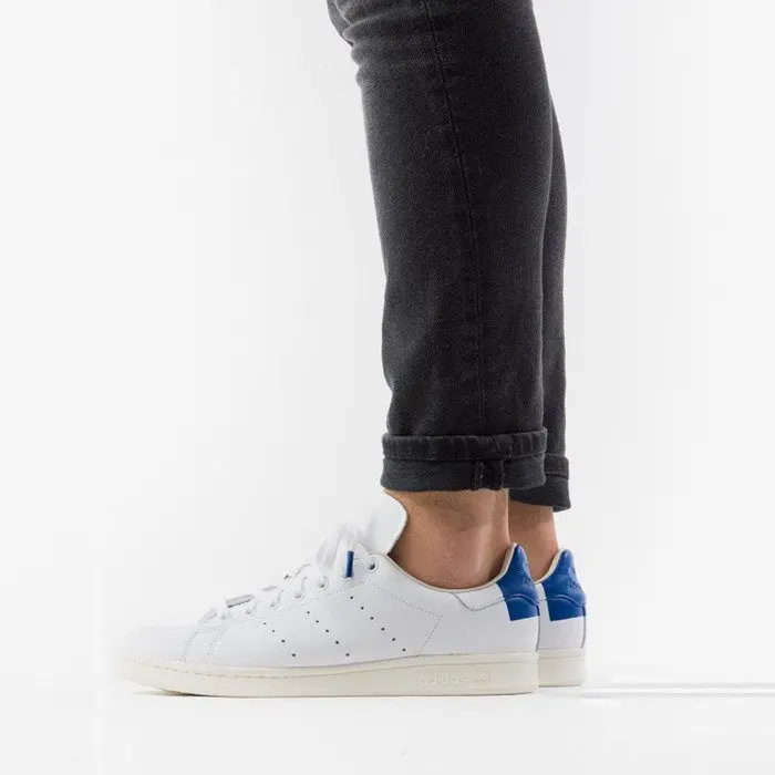 Giày Adidas Stan Smith 'White Collegiate Royal' EE5788 - Ảnh 5