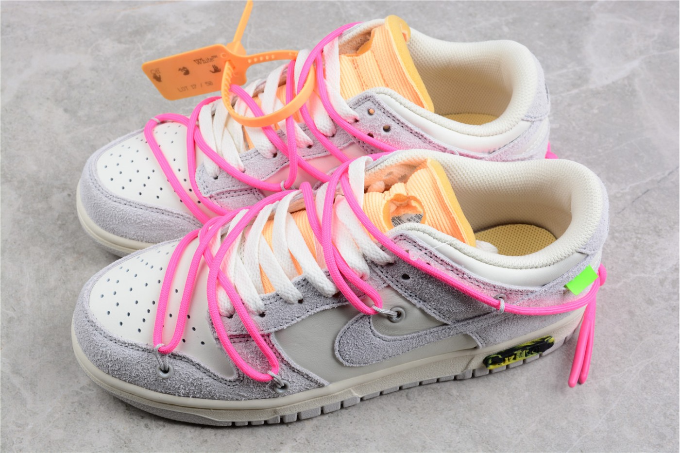 Giày Nike Off-White x Dunk Low 'Lot 17 of 50' DJ0950-117 - Ảnh 4