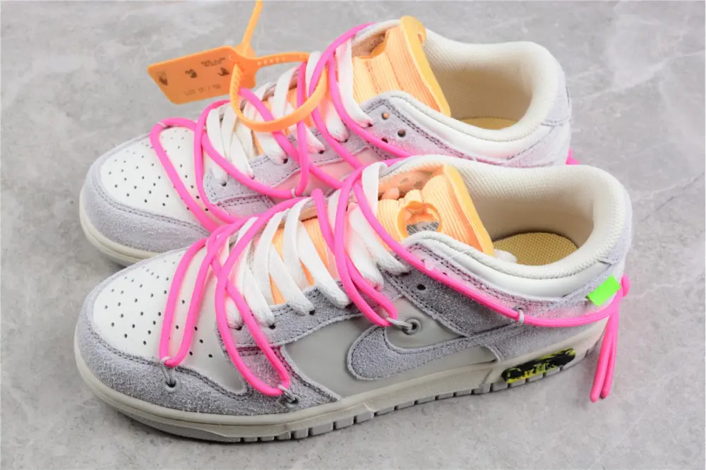 Giày Nike Off-White x Dunk Low 'Lot 17 of 50' DJ0950-117 - Ảnh 4