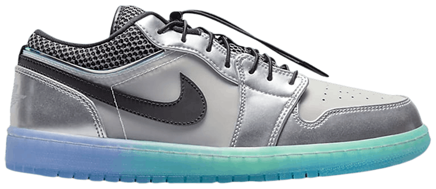 Giày Nike Wmns Air Jordan 1 Low SE 'Metallic Silver Gradient' DJ5199-109