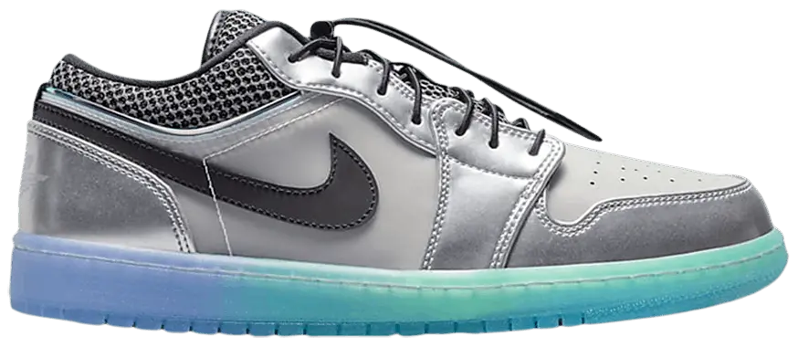 Giày Nike Wmns Air Jordan 1 Low SE 'Metallic Silver Gradient' DJ5199-109
