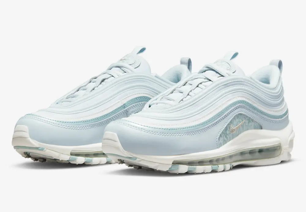 Giày Nike Air Max 97 Light Blue Reflective Camo (W) DJ5434-400 - Ảnh 3
