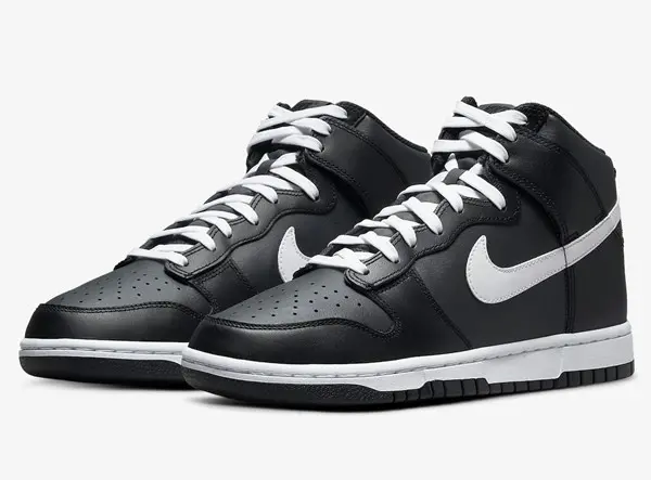 Giày Nike Dunk High Retro Anthracite White Black DJ6189-001 - Ảnh 5