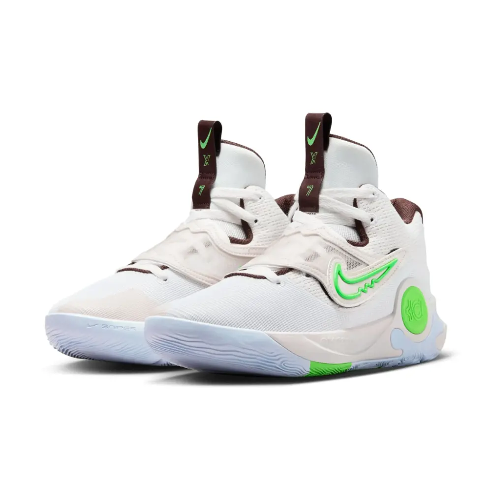 Alternative view of Giày Nike KD Trey 5 X 'Wolf Grey Volt Crimson' DJ7554-014
