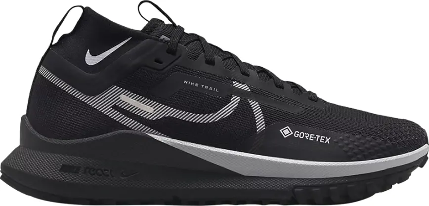 Giày Nike React Pegasus Trail 4 GORE-TEX 'Black Silver' DJ7926-001