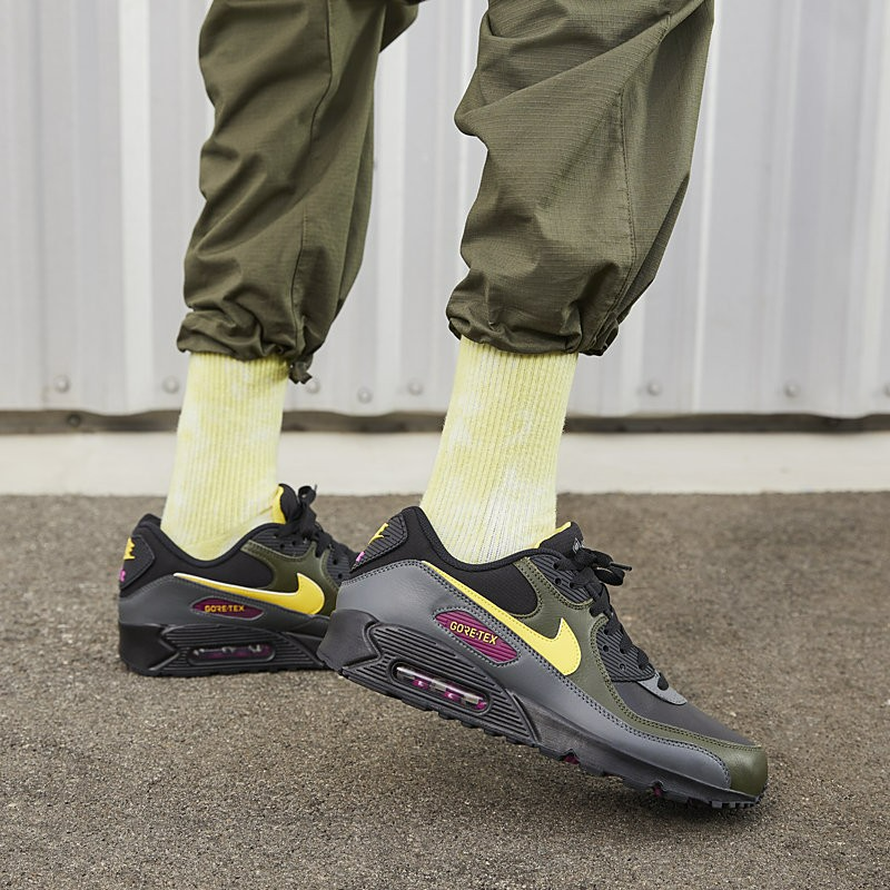 Giày Nike Air Max 90 GORE-TEX 'Tour Yellow Cargo Khaki' DJ9779-001 - Ảnh 2