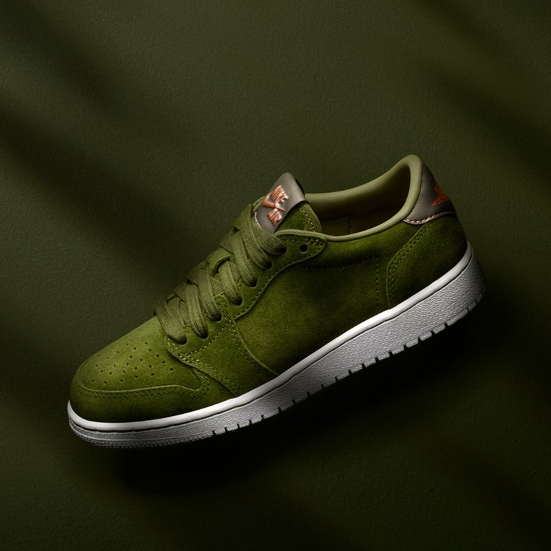 Giày Nike Air Jordan 1 Retro Low NS BG 'Legion Green' 919705-330 - Ảnh 5