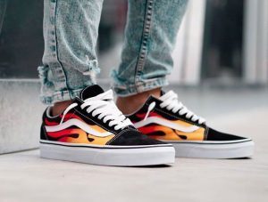 Alternative view of Giày Vans Old Skool 'Flame' VN0A38G1PHN1