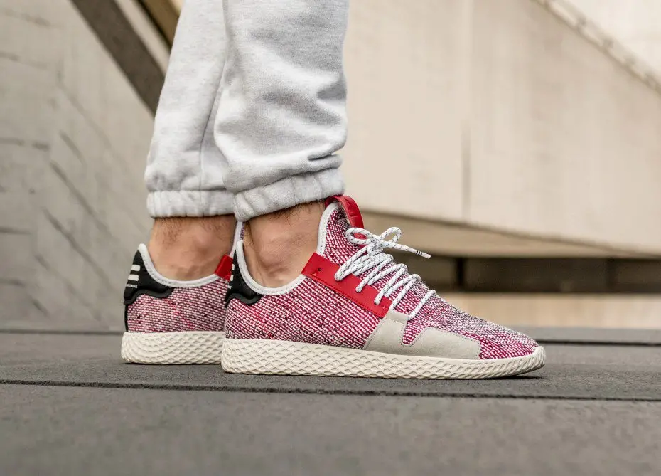 Alternative view of Giày Adidas Tennis Hu V2 Pharrell Solar 'Scarlet' BB9542