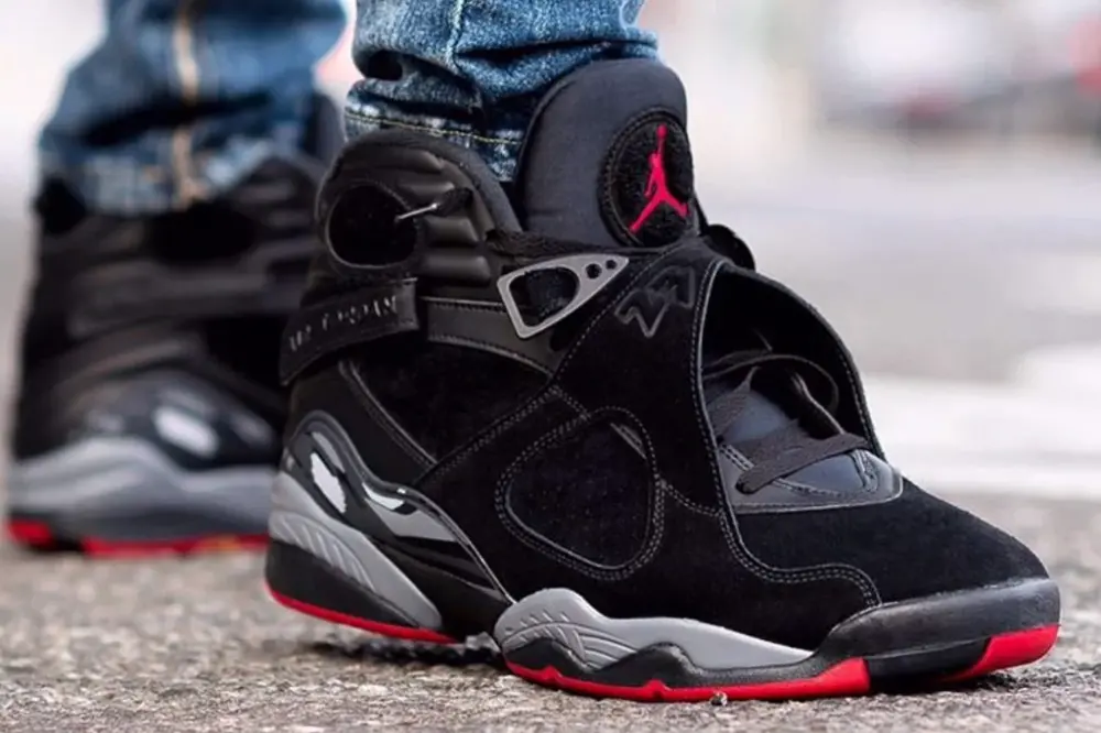Giày Nike Air Jordan 8 Retro GS 'Bred' 305368-022 - Ảnh 5