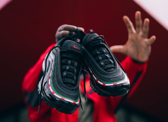 Giày Undefeated x Nike Air Max 97 OG 'Black' AJ1986-001 - Ảnh 3