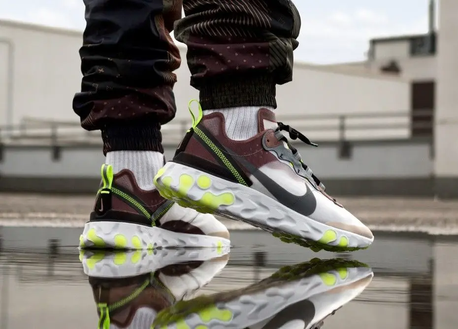Giày Nike React Element 87 Desert Sand AQ1090-002 - Ảnh 3