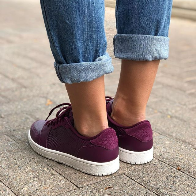 Giày Nike Wmns Air Jordan 1 Retro Low NS 'Bordeaux' AO1935-600 - Ảnh 3