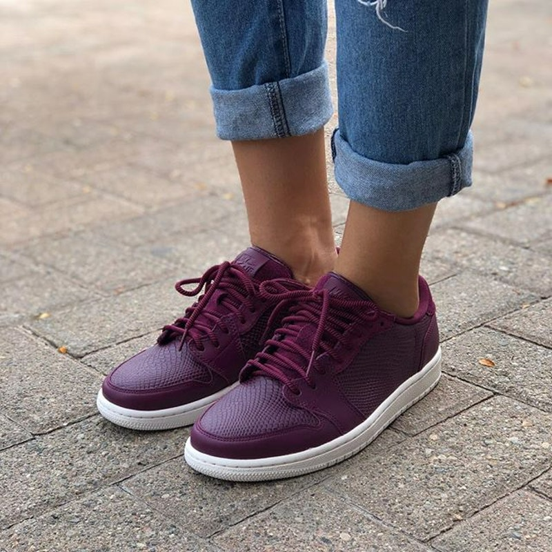 Giày Nike Wmns Air Jordan 1 Retro Low NS 'Bordeaux' AO1935-600 - Ảnh 4
