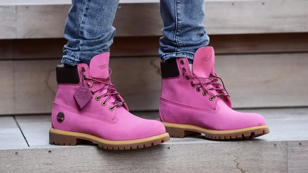 Giày Timberland Susan G. Komen x 6 Inch Premium Boot 'Pink' TB06254A - Ảnh 4