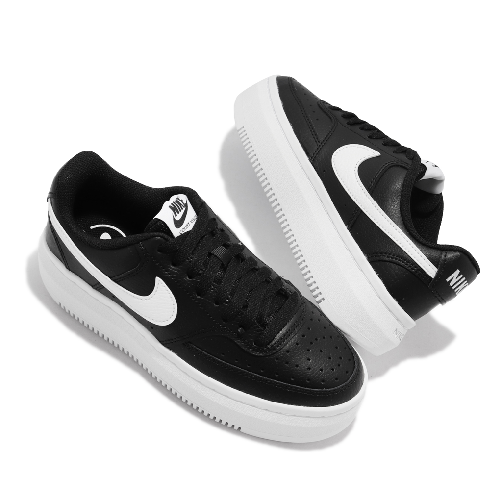 Giày Nike Court Vision Alta 'Black White' DM0113-002 - Ảnh 2