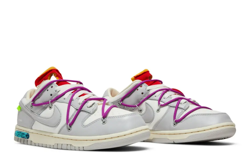 Giày Nike Off-White x Dunk Low 'Lot 45 of 50' DM1602-101 - Ảnh 5