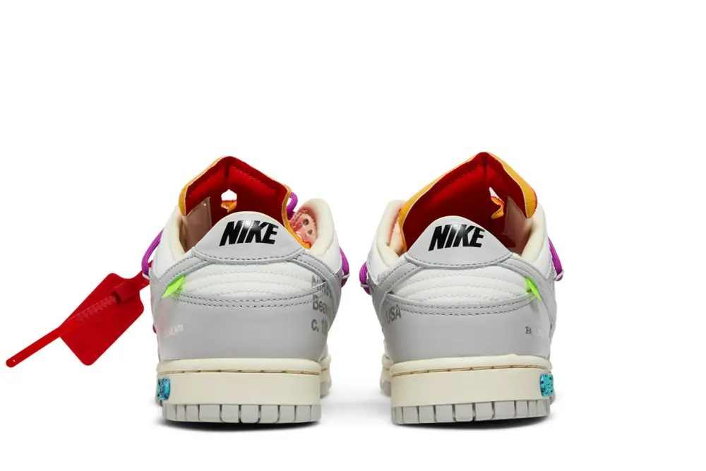 Giày Nike Off-White x Dunk Low 'Lot 45 of 50' DM1602-101 - Ảnh 6