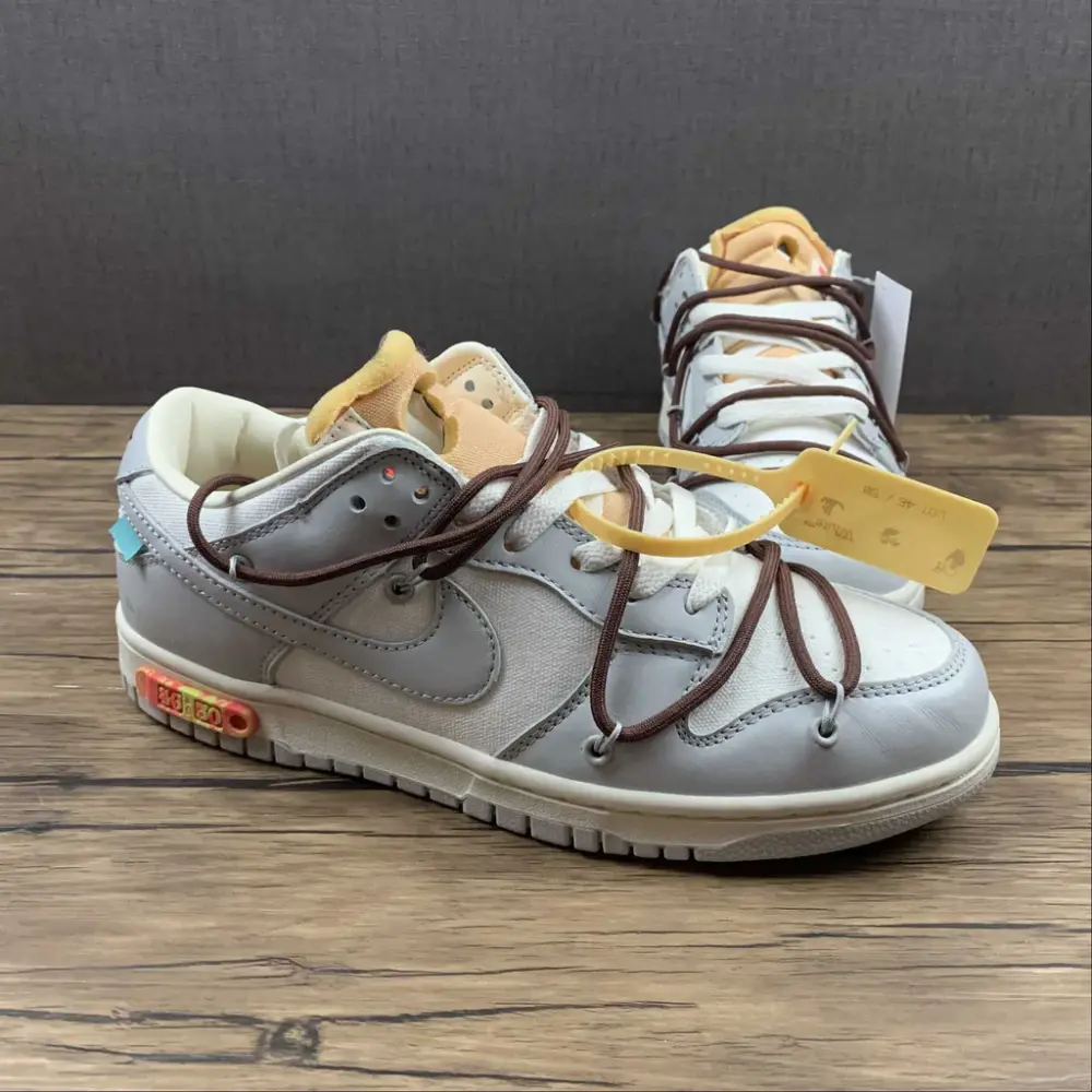Giày Nike Off-White x Dunk Low 'Lot 46 of 50' DM1602-102 - Ảnh 5