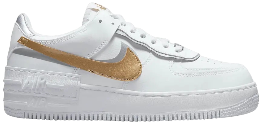 Giày Nike Wmns Air Force 1 Shadow 'White Metallic Gold' DM3064-100