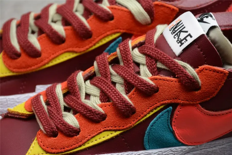 Giày Nike KAWS x sacai x Blazer Low 'Team Red' DM7901-600 - Ảnh 3